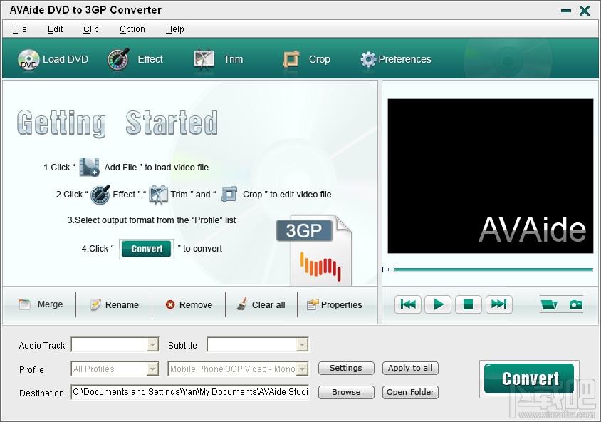 AVAide DVD To 3GP Converter,DVD转3GP,AVAide DVD To 3GP Converter下载,AVAide DVD To